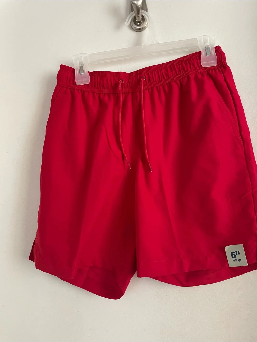 George Bright Red Women's Drawstring Bermuda Shorts